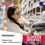Praca w Holandii bez języka od zaraz przy pakowaniu ubrań znanych marek w Amsterdamie